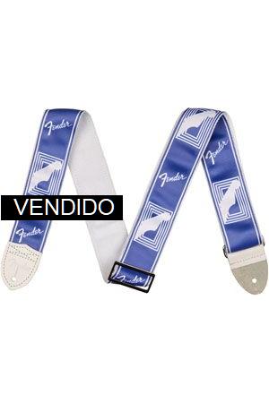 Fender Monogrammed Strap Lake Placid Blue Fender Monogrammed Strap Lake Placid Blue